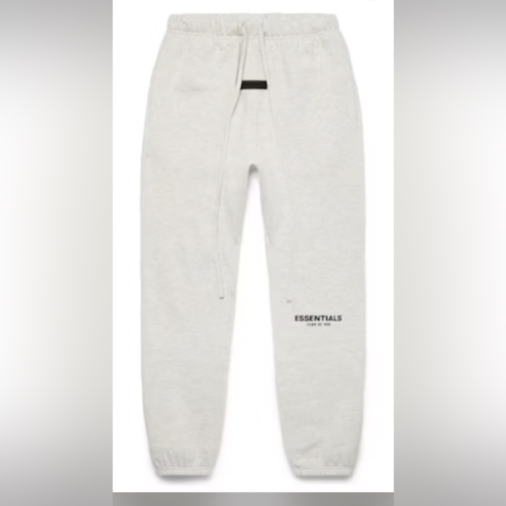 Essentials Gray Sweatpants size small Joggers NWT NEVER WORN light oat
